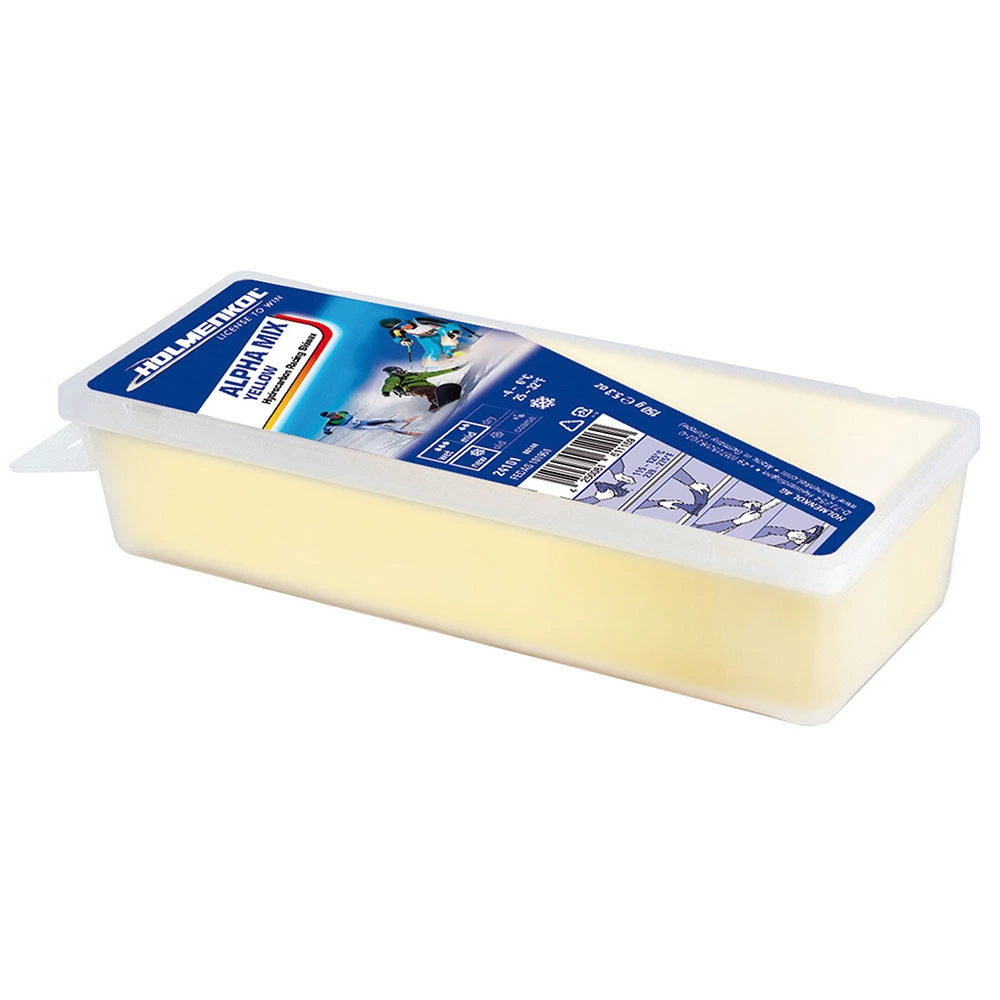 Holmenkol Alphamix Wax Geel Voor Snowboards En Ski's 150 Gram
