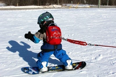 Mdxone Snowboard- En Skiharnas Voor Kinderen Aqua Blauw - Afbeelding 5