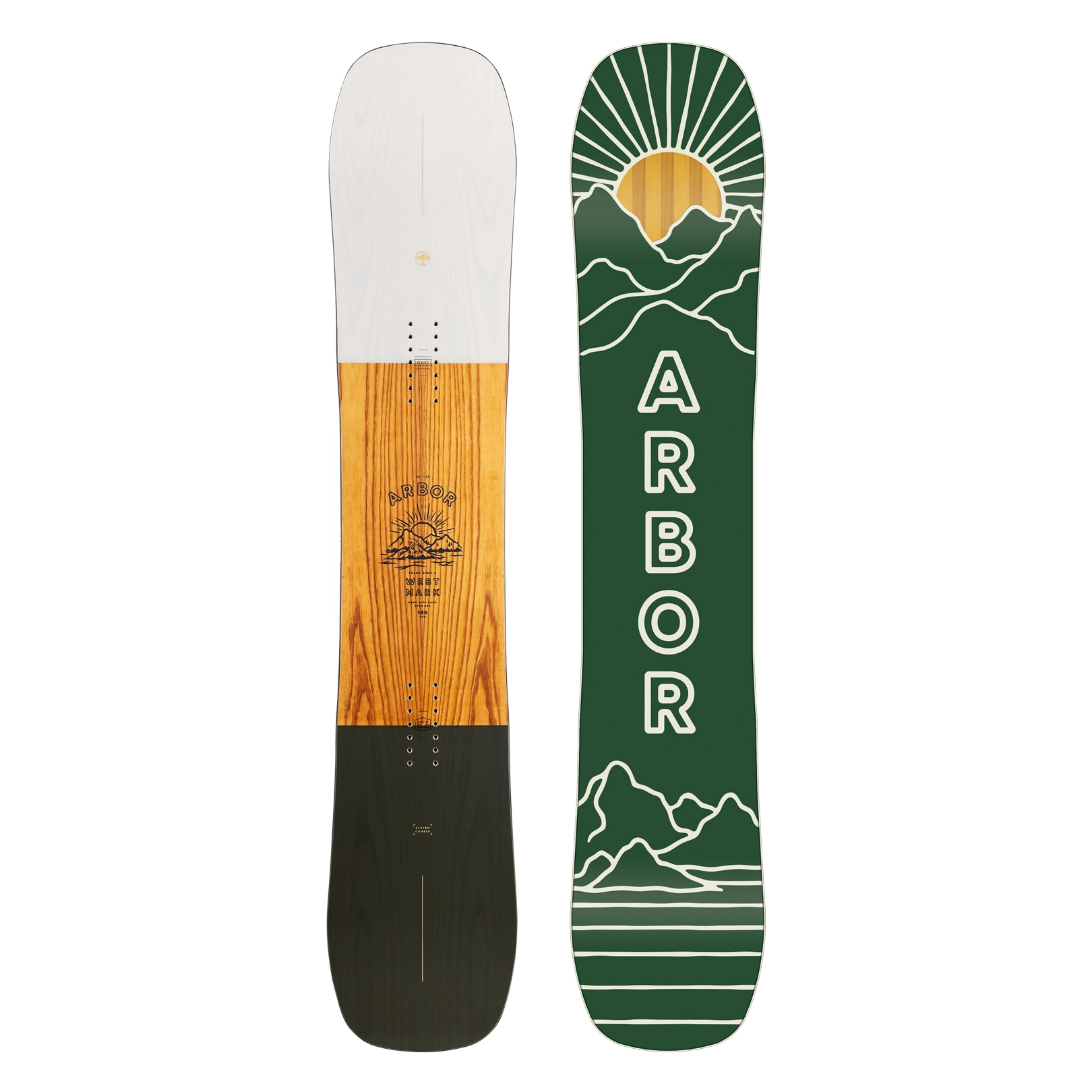 Arbor Westmark Camber Frank April 158 Wide Snowboard