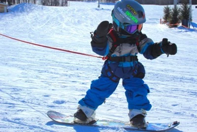Mdxone Snowboard- En Skiharnas Voor Kinderen Aqua Blauw - Afbeelding 6