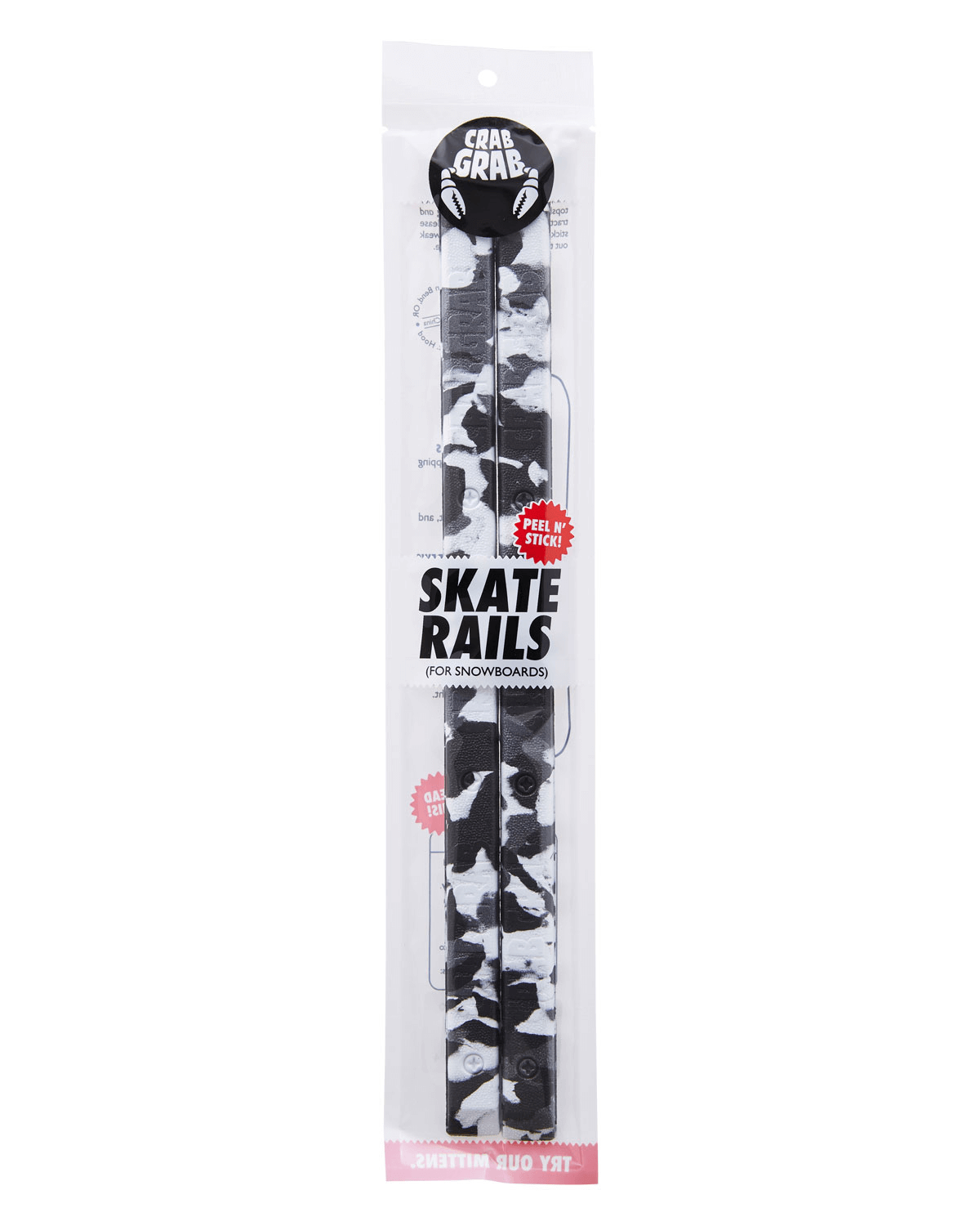 Crab Grab Skate Rail Black White Swirl - Afbeelding 3