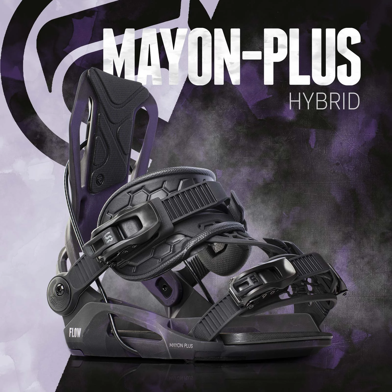 Flow Binding Co. Flow Mayon Plus Hybrid Bindingen Blackplum - Afbeelding 5
