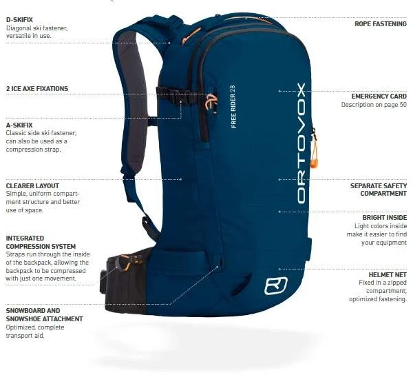 Ortovox Free Rider 28L Raven - Afbeelding 3