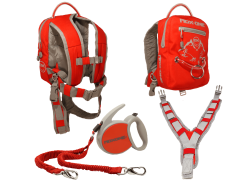 Mdxone Snowboard- En Skiharnas Voor Kinderen Rood